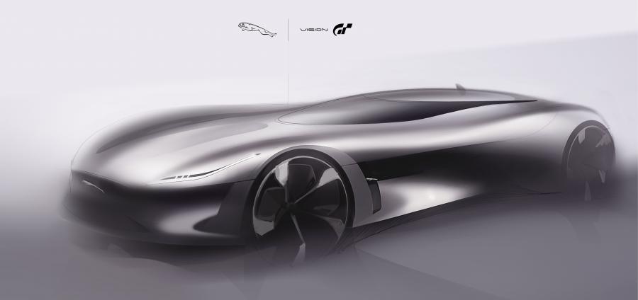 Эскиз Jaguar Vision Gran Turismo Coupe 2019 года  (фото 12 из 16)